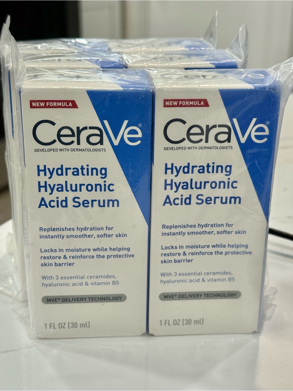 CeraVe Hydrating Hyaluronic Acid Serum PACK OF 2